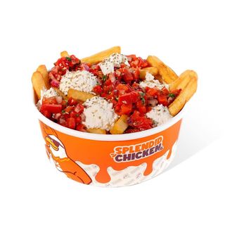 Greek Feta Loaded Fries 
