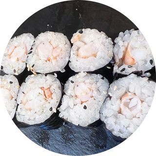 96. Mini Rollo Con Cangrejo (8 Uds.)