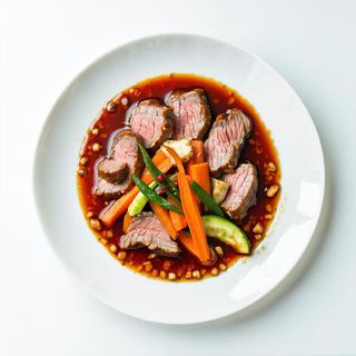 095. Straccetti maiale all' agro piccante