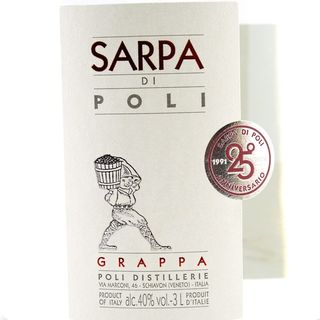 Grappa Poli "sarpa" Bianca Asciutta 70 Cl
