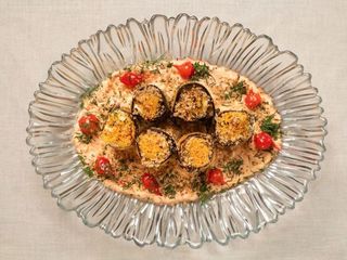 Баклажанові рулети із козиною бринзою (250g)