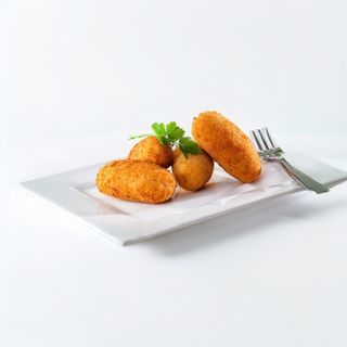 1 Crocchè artigianali con Prosciutto crudo e Fonduta di Grana da 80gr