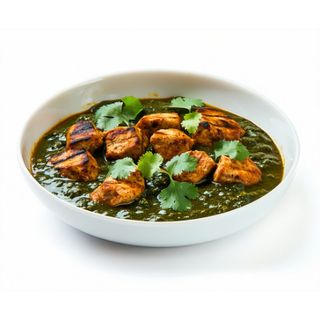 Pollo  al curry verde