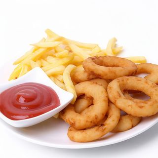 Anelli di cipolla e patatine 6 pezzi