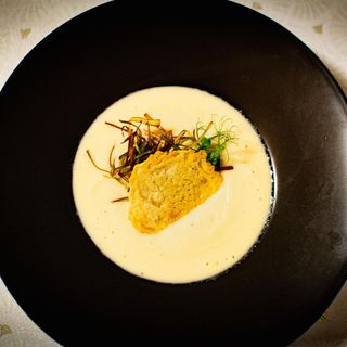 Supă cremă de praz cu mere