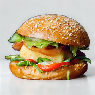 Бургер з бринзою