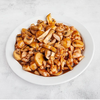 Pollo con champiñones