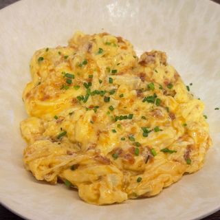 Ovos mexidos com farinheira