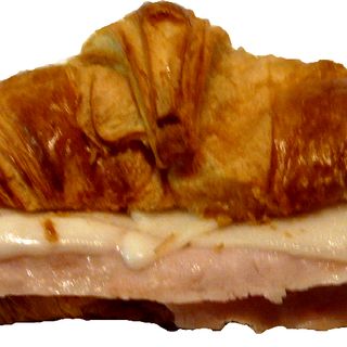 Croisant amb pernil dolç i formatge