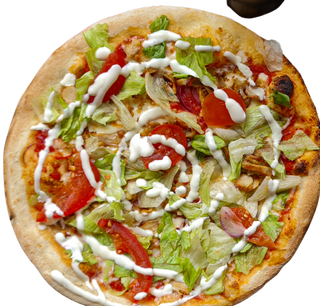 Pizza no. 6 - 35 cm (kebab)
