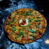 Pizza De Queso De Cabra