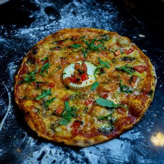 Pizza queso de cabra