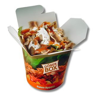 Doner box vita- berbecuț