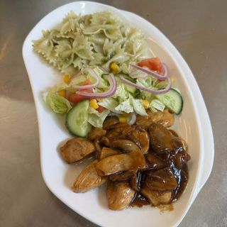 Нежная курица с грибами