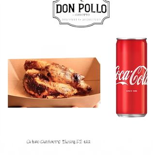 Mezzo Pollo Soia e Agrumi + Bevanda a scelta