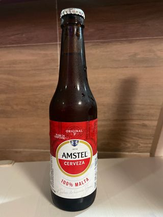 Cerveza Amstel 100% Malta (330 ml.)