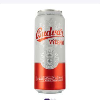 Пиво Budweiser Budvar, Світле, З/б, 4%, 0,5 Л