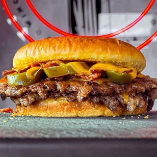 Spicy Cheese Smash Burger