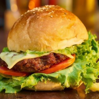Hamburguesa clásica doble queso