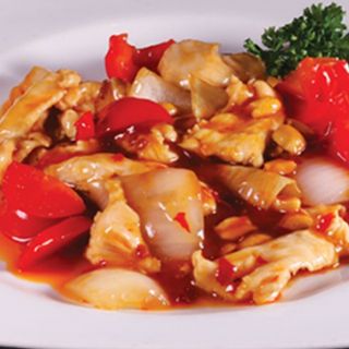 132.Pollo piccante辣子鸡片