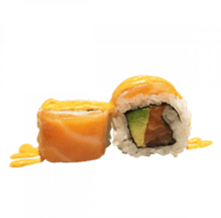 Spicy roll salmón (8 uds.) 