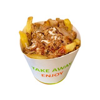 Cartofi cu gyros pui