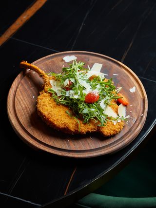 Snitel din Tomahawk de porc 300 gr