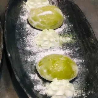 Mochi helados té verde matcha