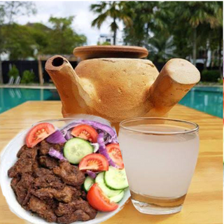 Suya & palmwine  or juice
