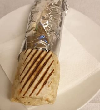 Durum Kebab Solo Carne De Pollo Con Queso
