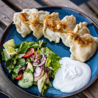 Pierogi ze szpinakiem 