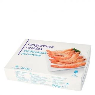 Langostino Vannamei Cocido 60/68 800 Gr.