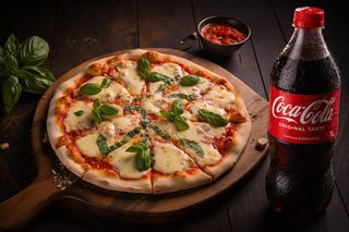 Napolitana pizza 42cm + 1L Coca Cola