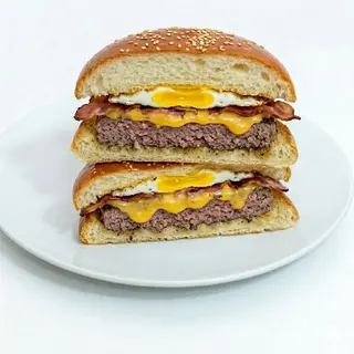 Burger Con Bacon
