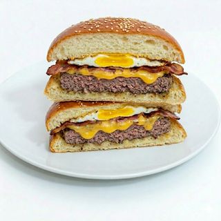 Burger Con Bacon