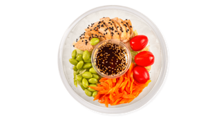 Sałatka z łososiem den miso 300g