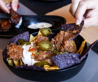 All In Nachos Con Pulled Pork