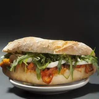 Bocadillo vegetal