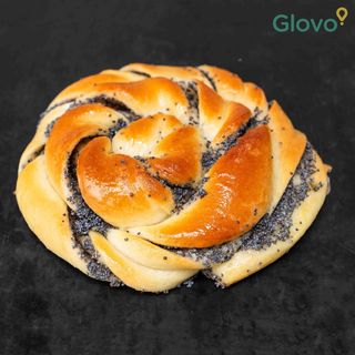 Lemon, poppy seed bun