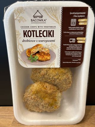 Kotleciki drobiowe z warzywami