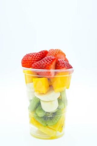 Bicchiere Grande Di Frutta Fresca