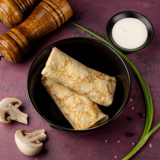 Млинці з куркою та грибами (200г)