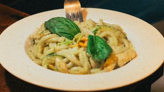 Neo zen matcha udon tofu