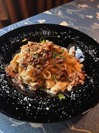 Tagiatelle ze szpinakiem