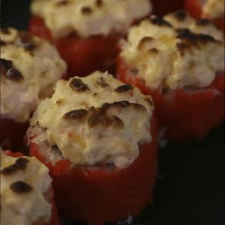 Salamandra z krewetką. Delivery