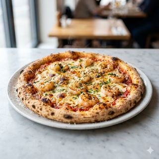 Pizza Scampi (32 Cm.)