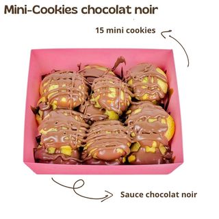 Box Mini Cookies Chocolat noir