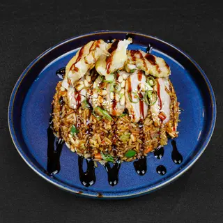 5B- Arroz moreno con pato y piñones