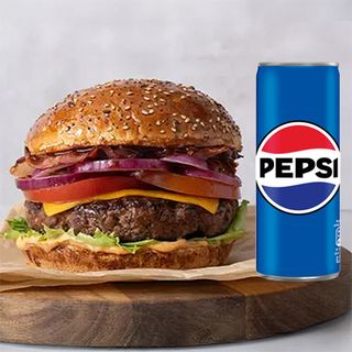 Smoker burger+Pepsi 0,25L