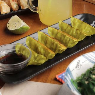 Gyozas de katsu curry